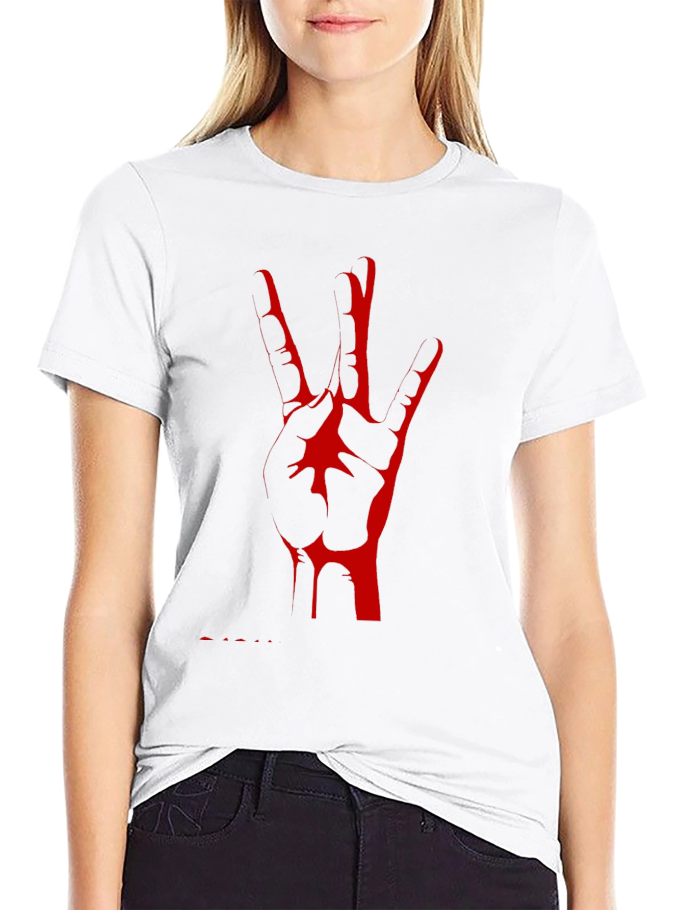 West Coast Hand Sign Black T-Shirt