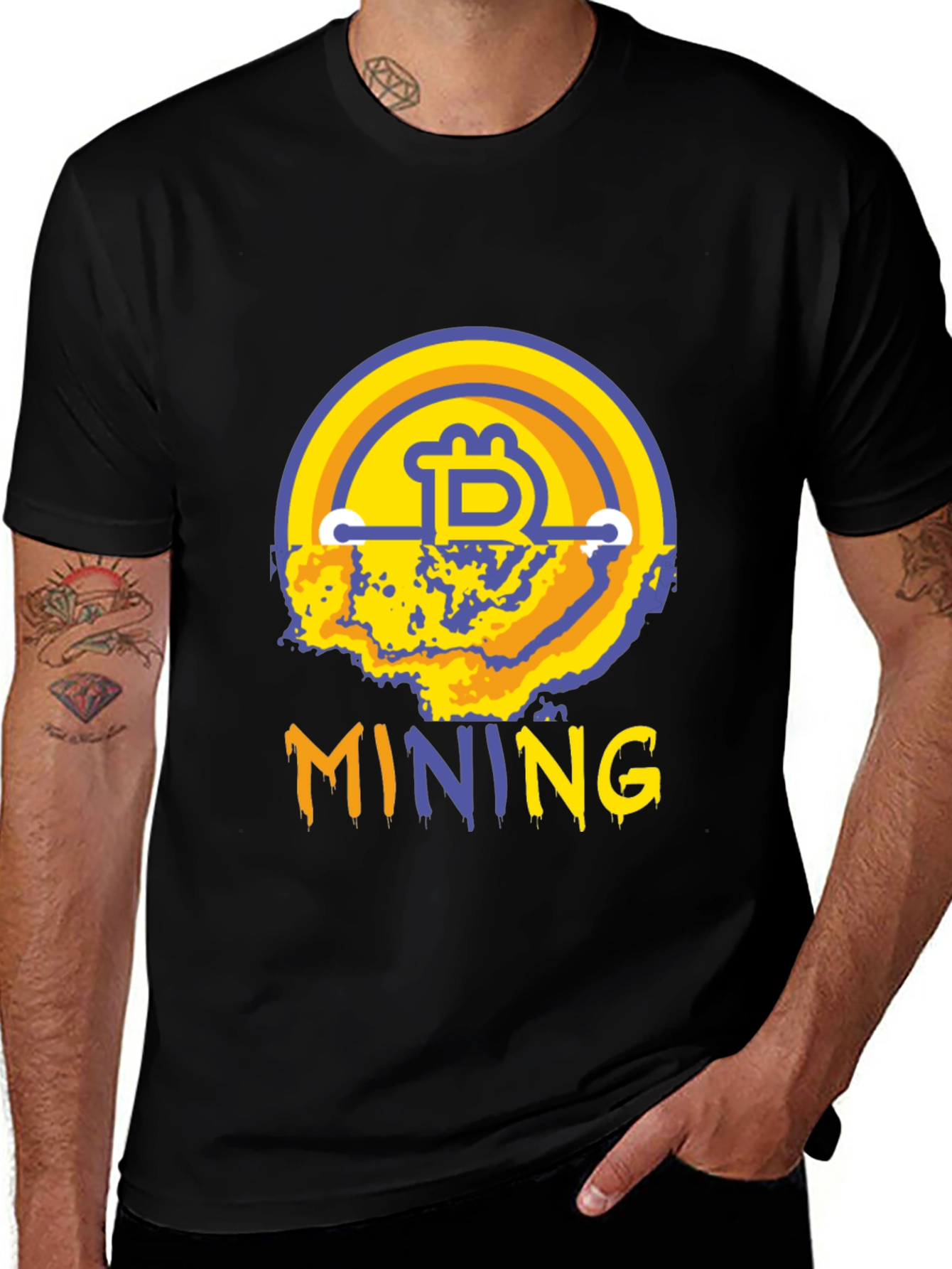 Bitcoin Mining T-Shirt - Crypto Currency Tee