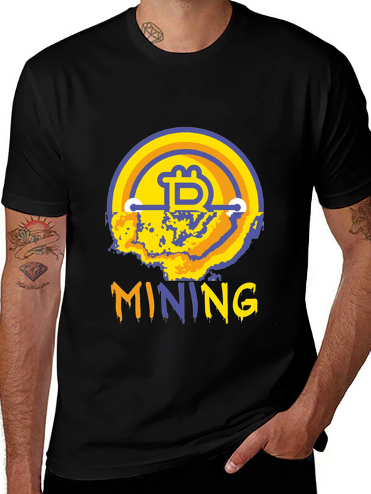 Bitcoin Mining T-Shirt - Crypto Currency Tee