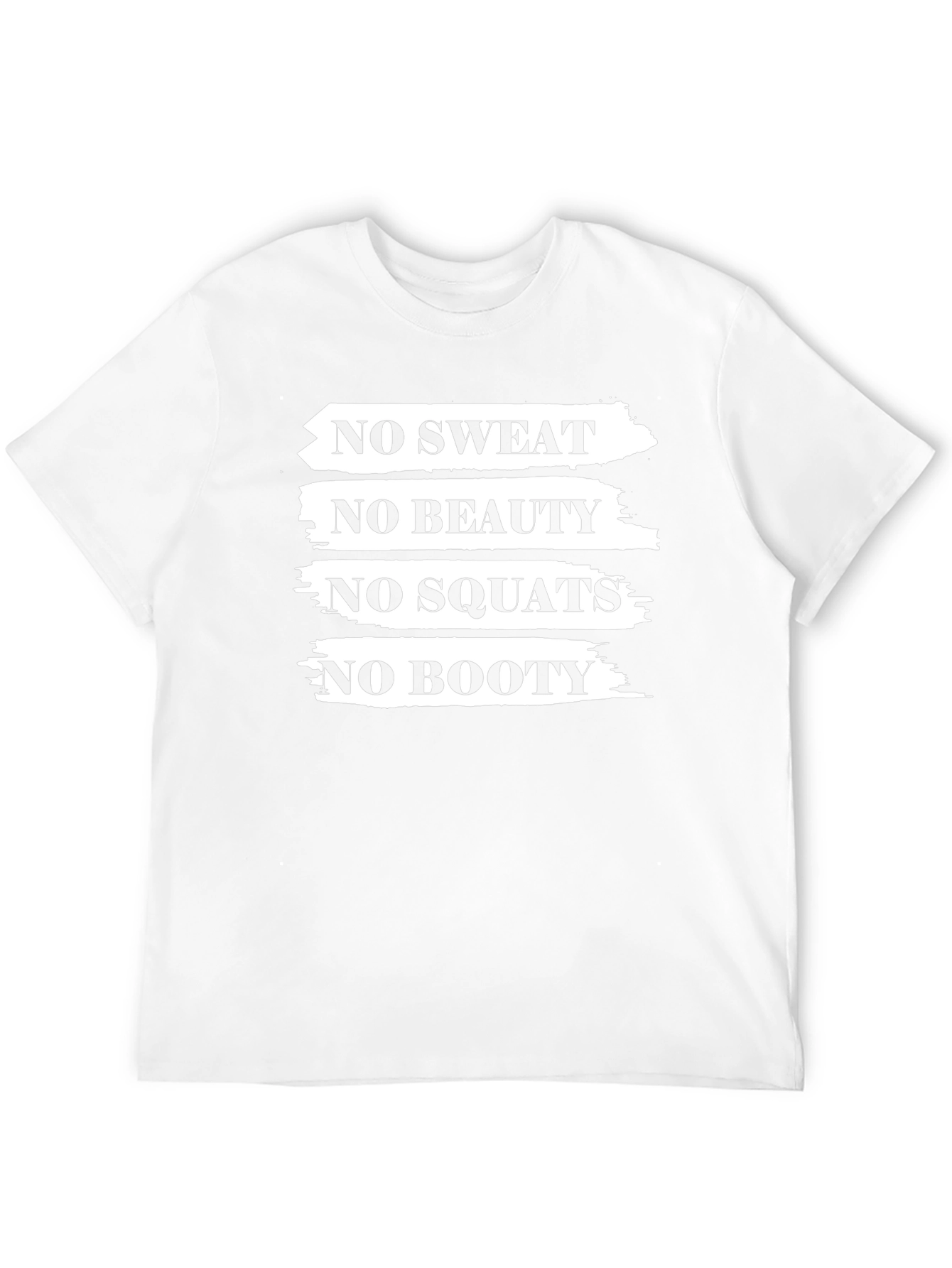 No Sweat No Booty Black Graphic T-Shirt