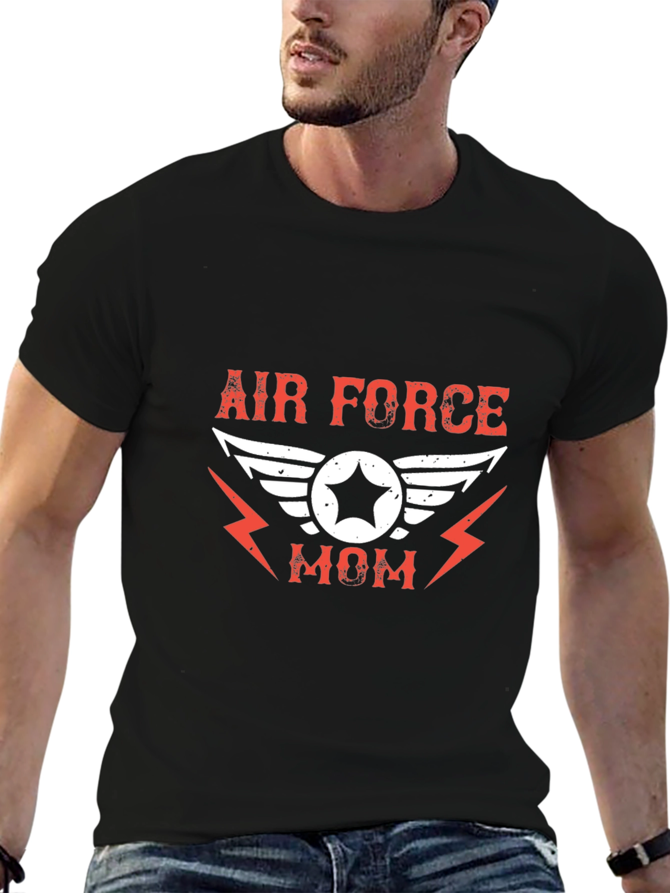 Air Force Mom Graphic T-Shirt