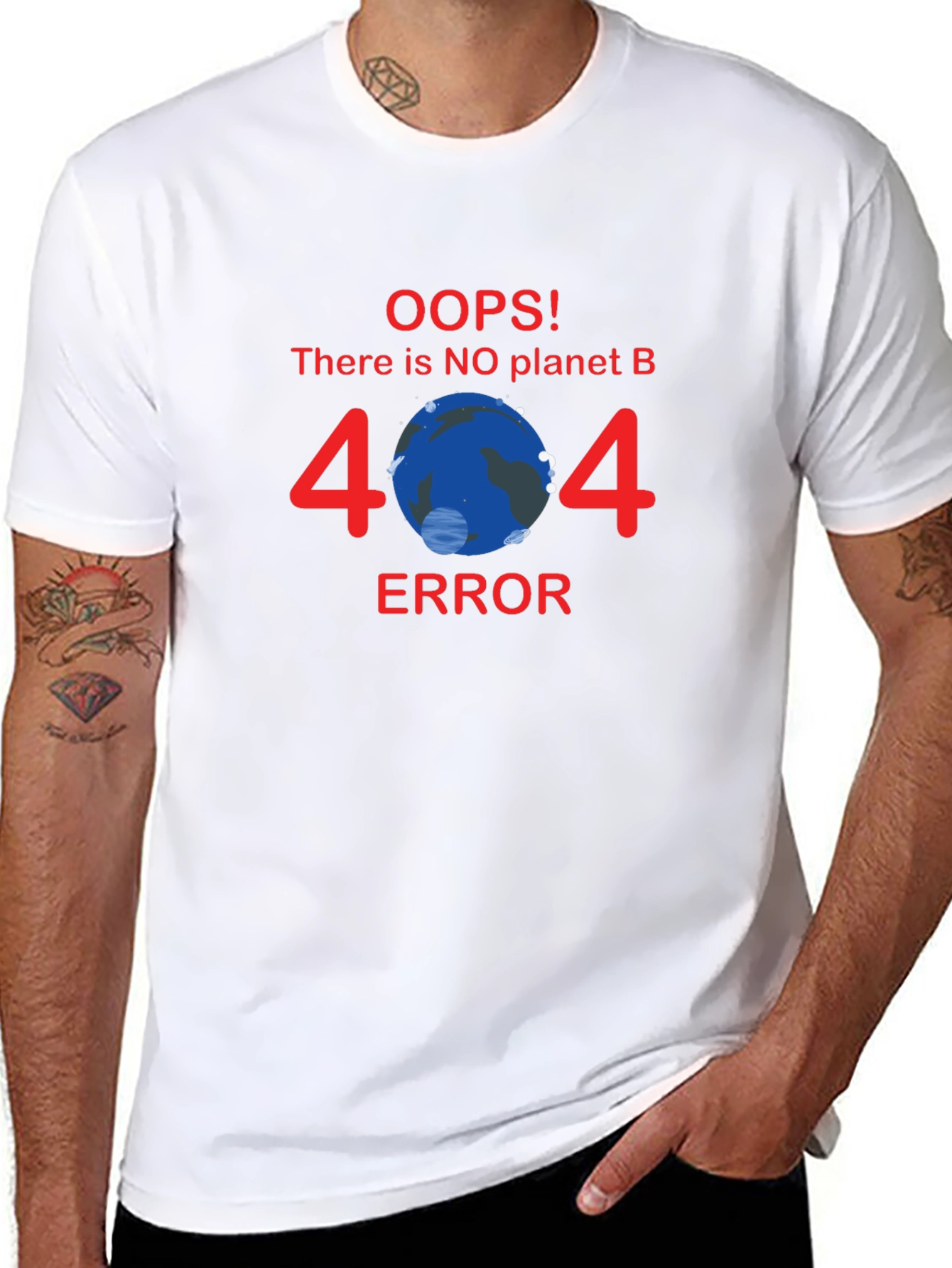 No Planet B Error 404 T-Shirt