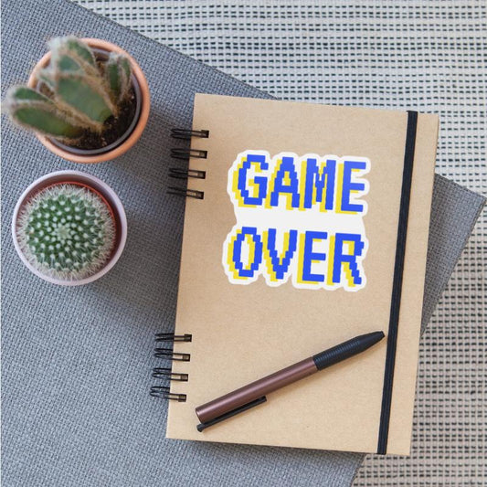 Game Over Funny slogan Retro Games 80`s