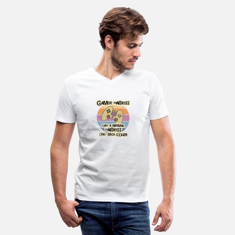 Gamer Waitress T-Shirt, Waiter T-Shirt, Bartender