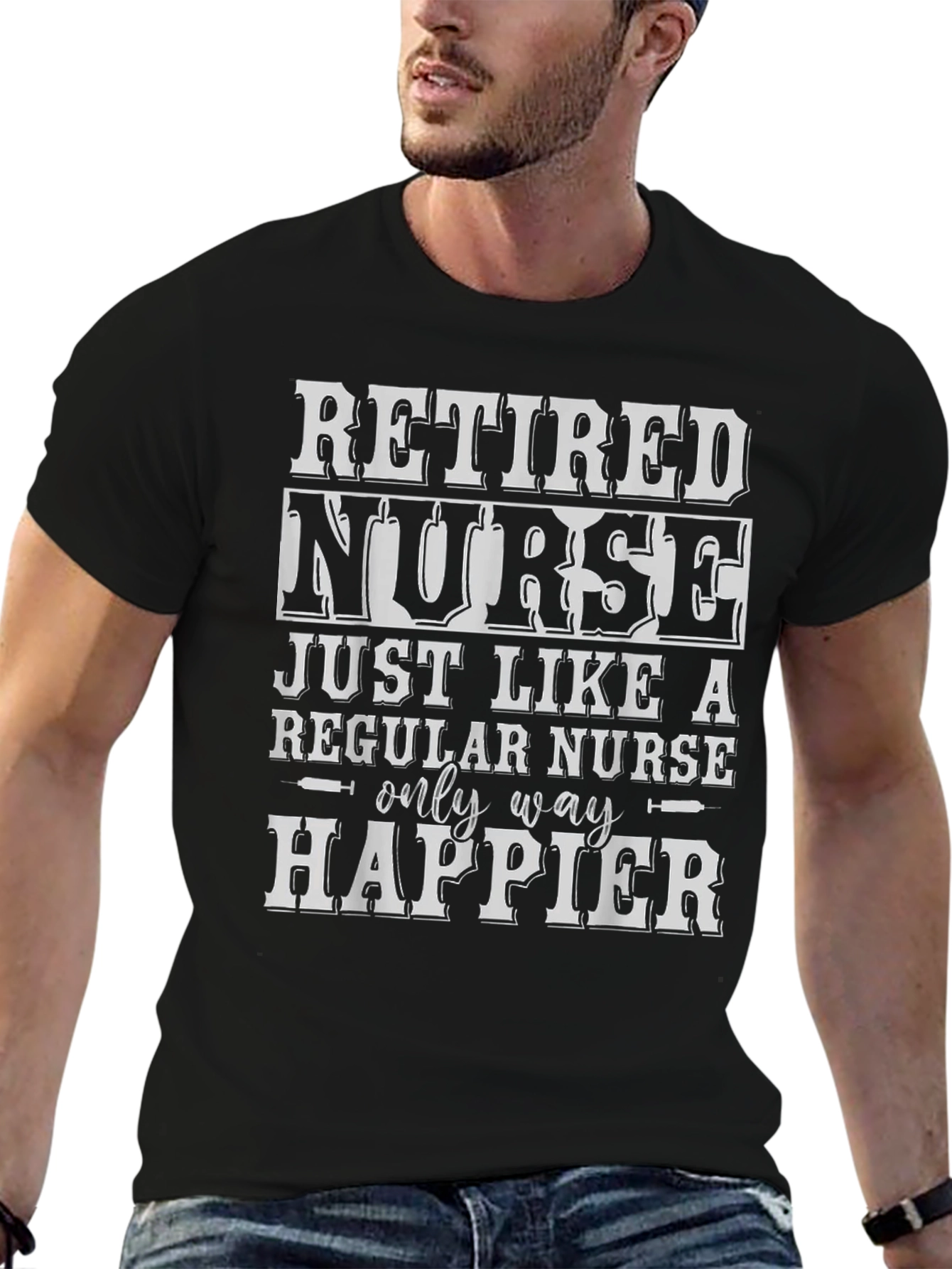 Retired Nurse T-Shirt - Happier Than Ever!