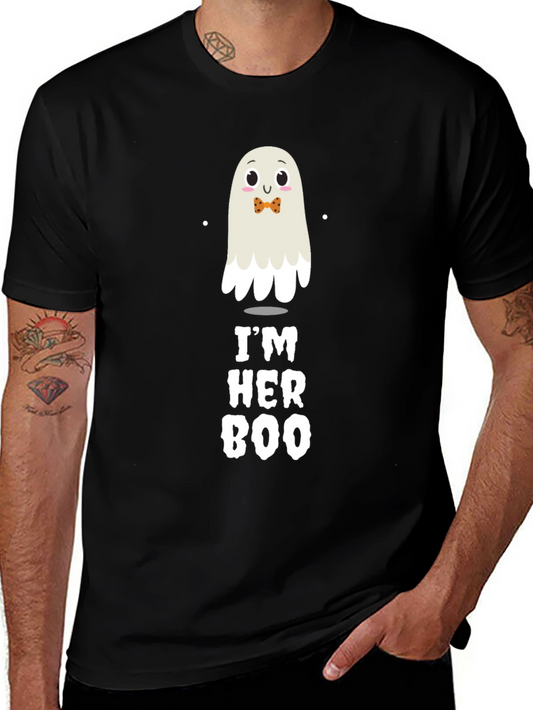 Im Her Boo Halloween Matching Couple Shirt