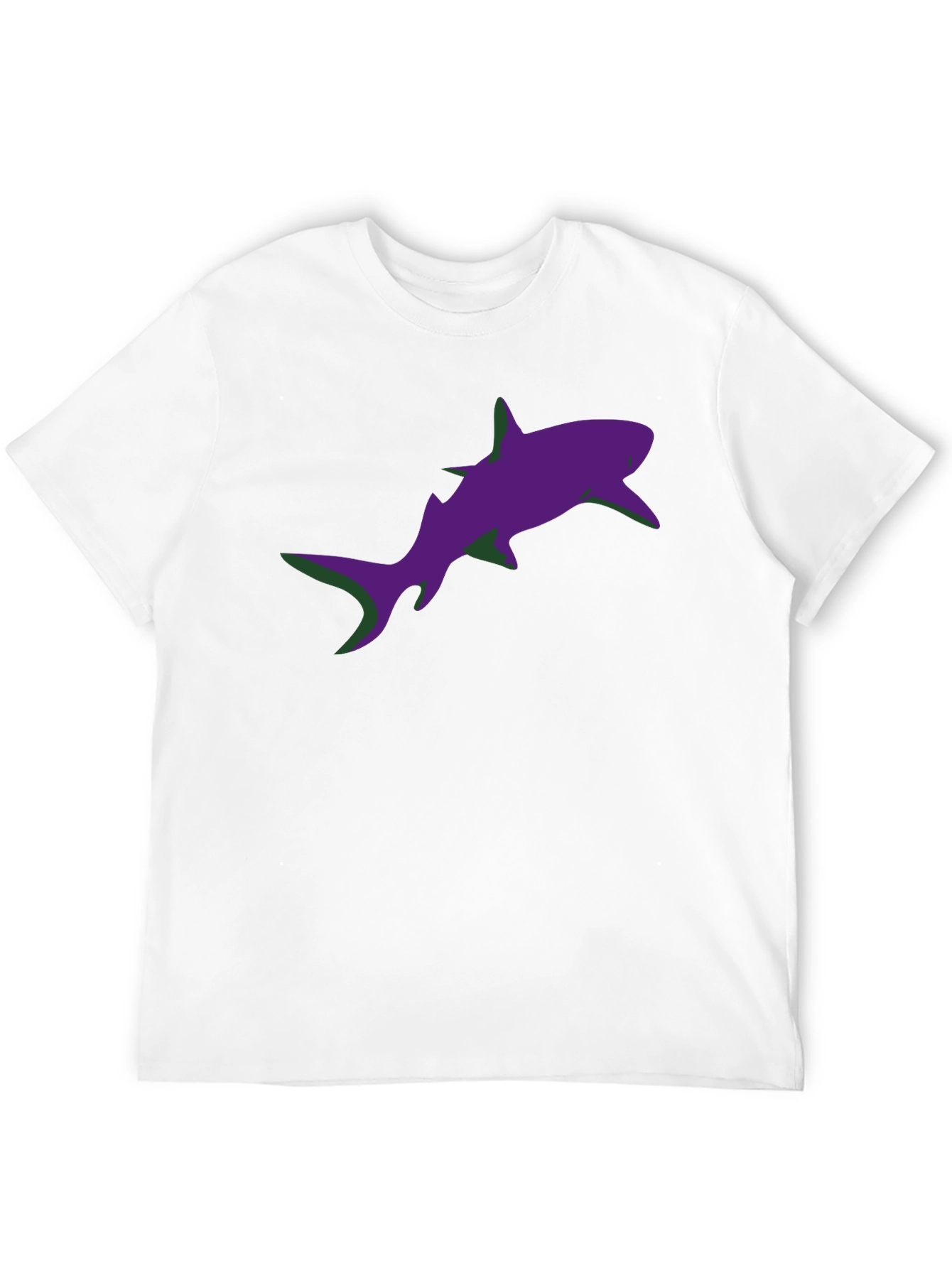 Shark Graphic Black T-Shirt - Casual Style
