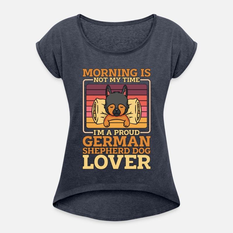 German Shepherd Dog Morning Is Not My Time Canine
