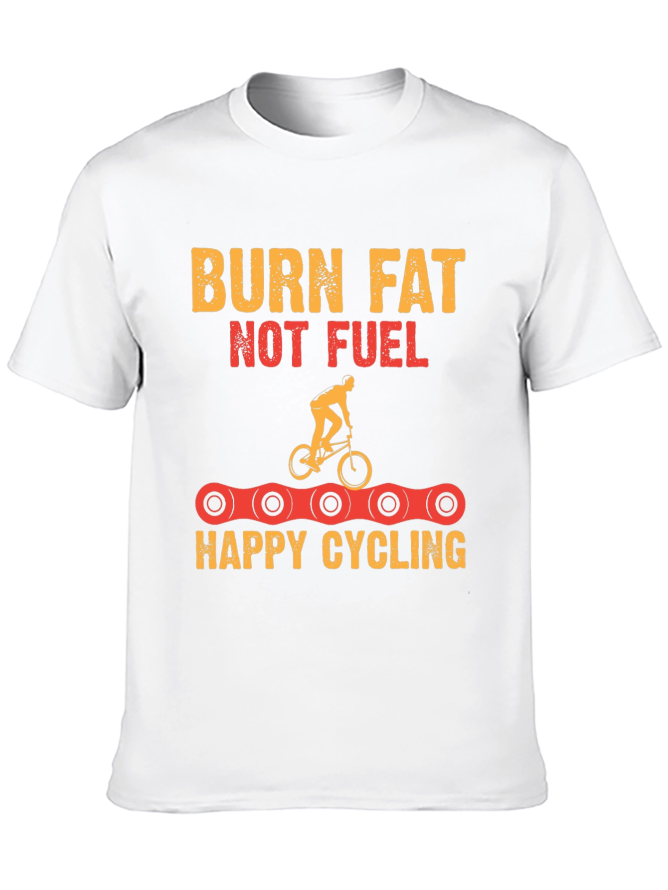 Burn Fat Cycling T-Shirt - Fitness Motivation Tee