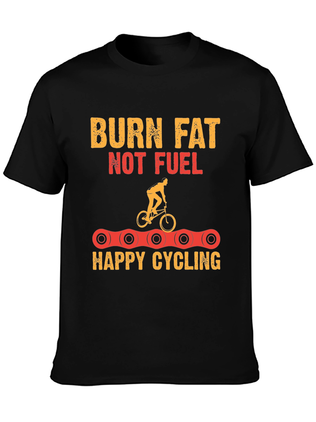 Burn Fat Cycling T-Shirt - Fitness Motivation Tee