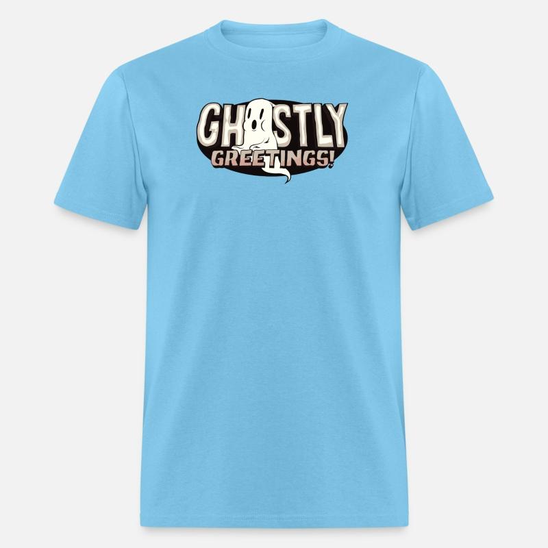 Ghostly Greetings Cute Halloween Ghost Design