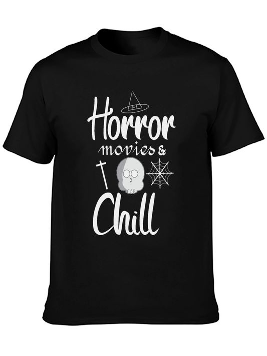 Horror Movies & Chill Graphic T-Shirt