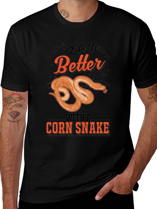 Corn Snake T-Shirt: Life Is Better With A Corn Snake!