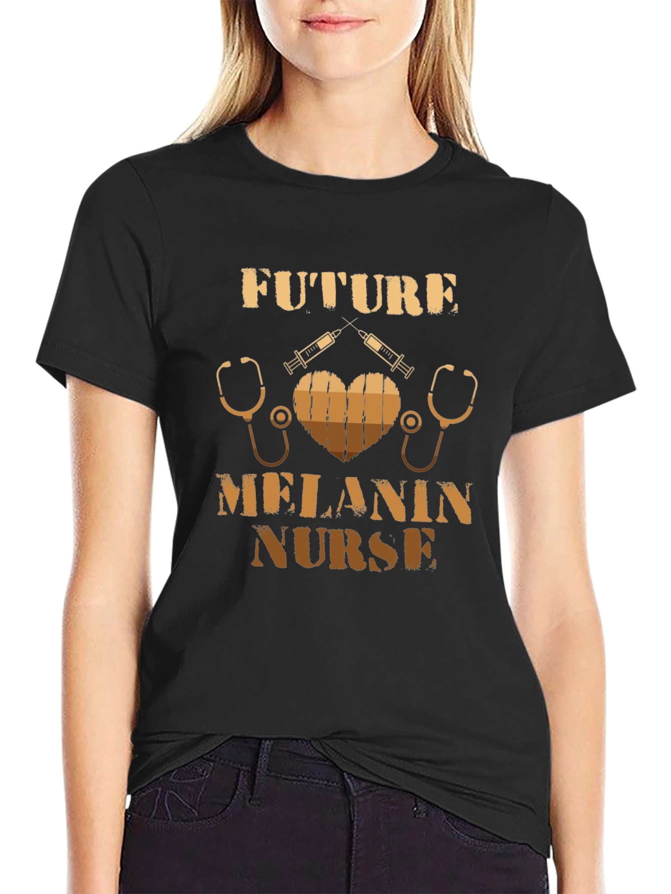Future Melanin Nurse Graphic Tee