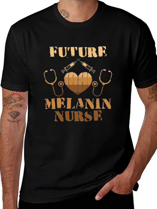 Future Melanin Nurse Graphic Tee