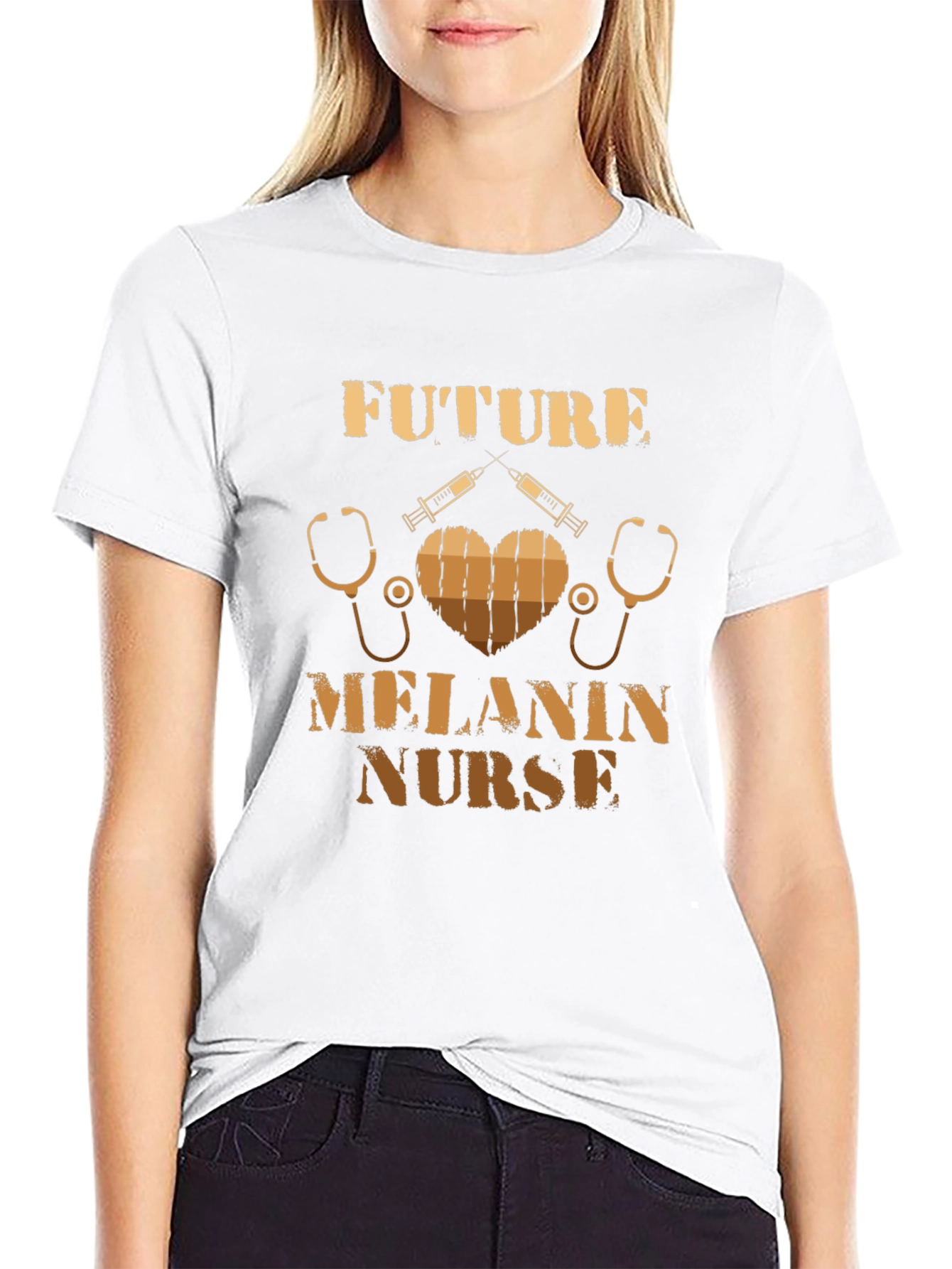 Future Melanin Nurse Graphic Tee