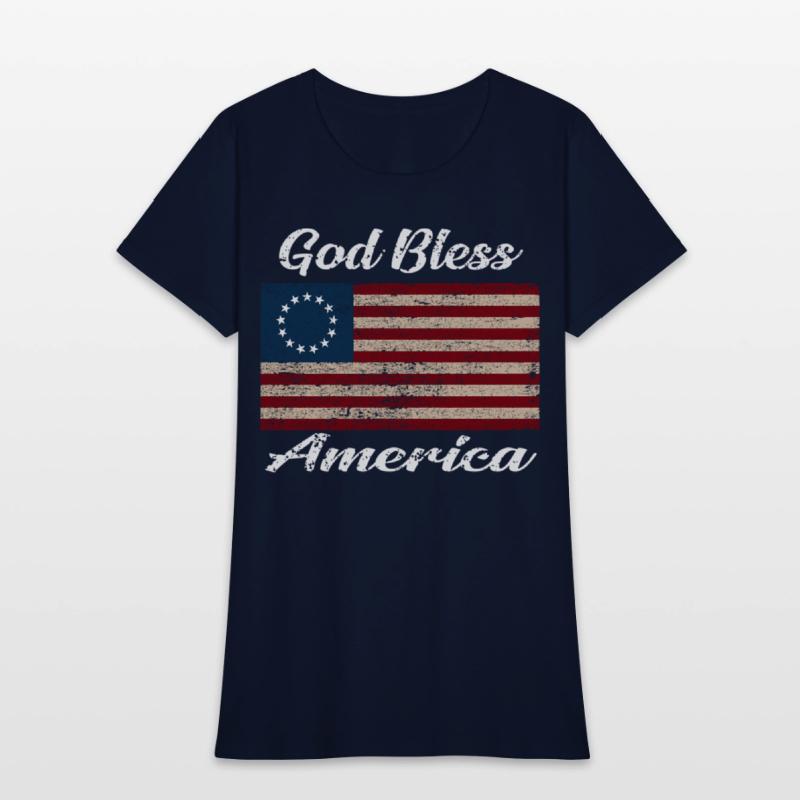God Bless America Flag 1776 Betsy Ross