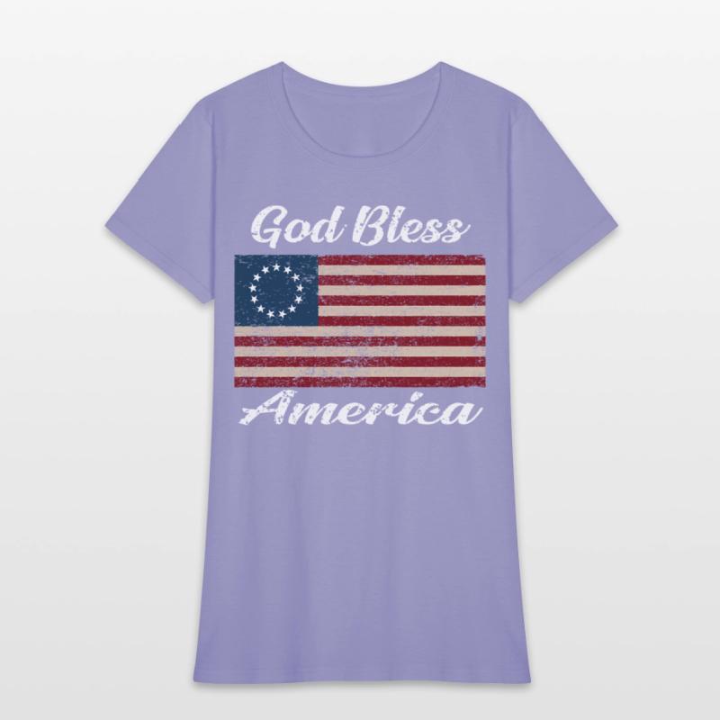God Bless America Flag 1776 Betsy Ross