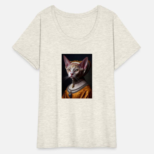 Gold Queen Devon Rex Cat Breed Portrait Royal Rena