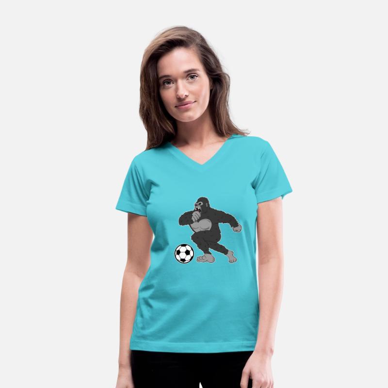 Gorilla Mokey Ape Soccer Player Gift & Present