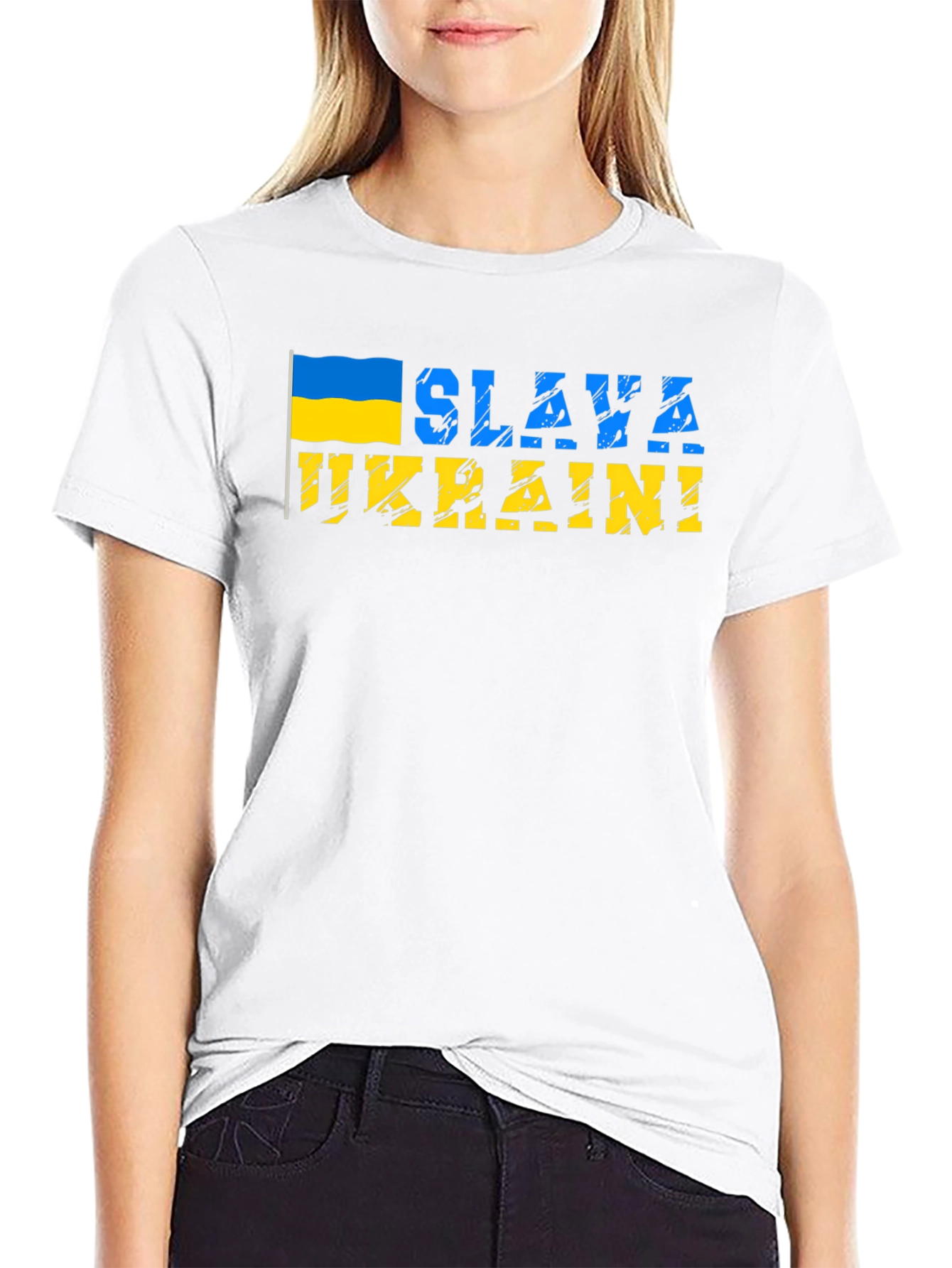 Slava Ukraine T-Shirt - Black