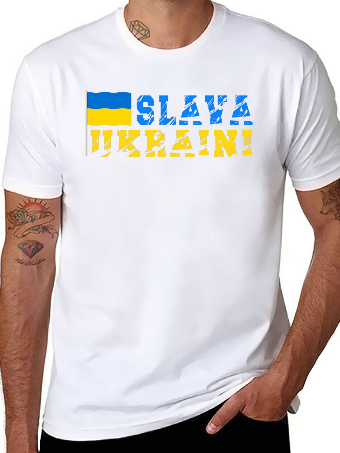 Slava Ukraine T-Shirt - Black