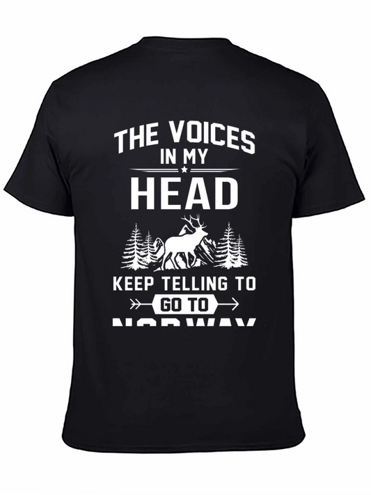 Norway Calling: Novelty Graphic T-Shirt