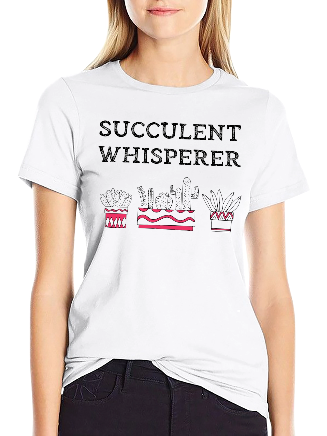 Succulent Whisperer Graphic Tee - Plant Lover Shirt