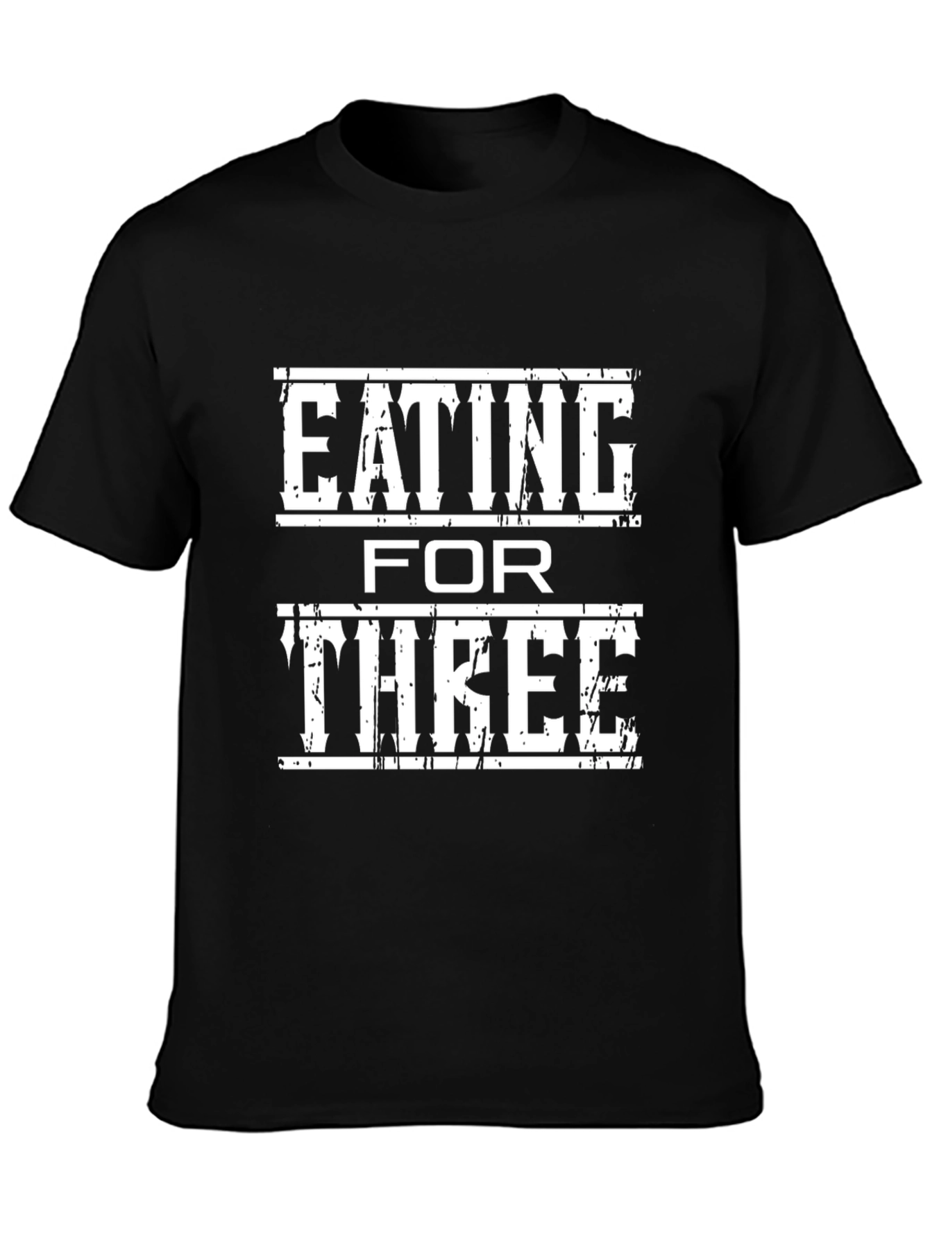 Eating for Three Funny Pregnancy T-Shirt