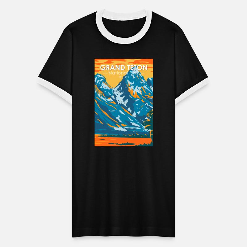 Grand Teton National Park Wyoming Vintage