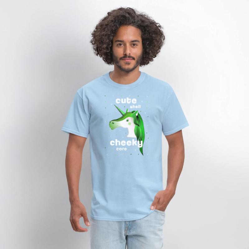 green unicorn cheeky cute