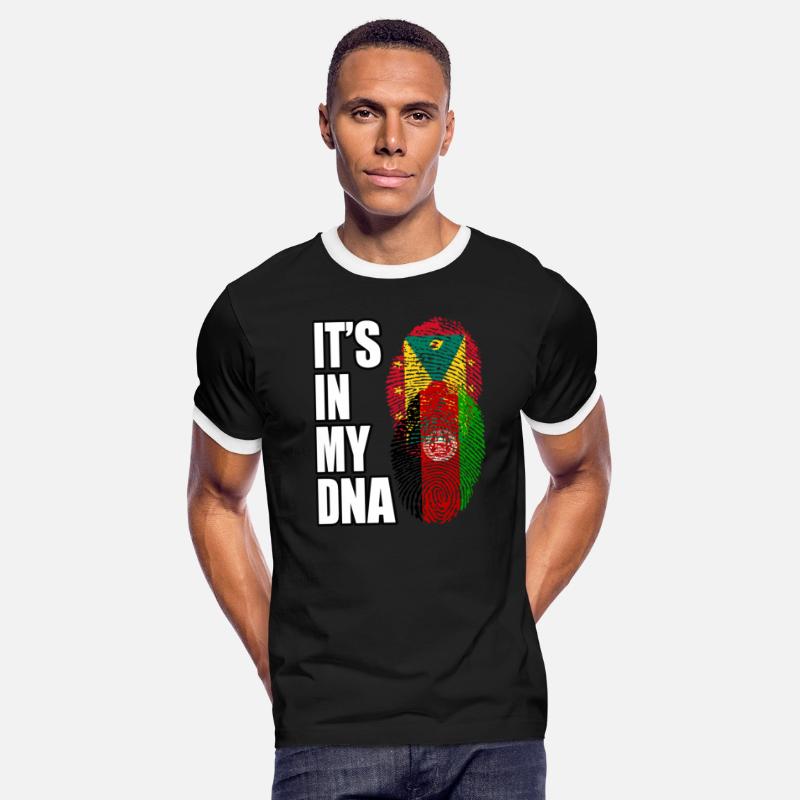 Grenadian And Afghanistan Mix Heritage DNA Flag