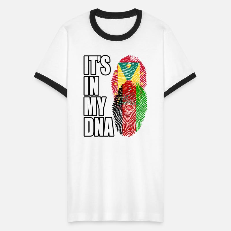 Grenadian And Afghanistan Mix Heritage DNA Flag