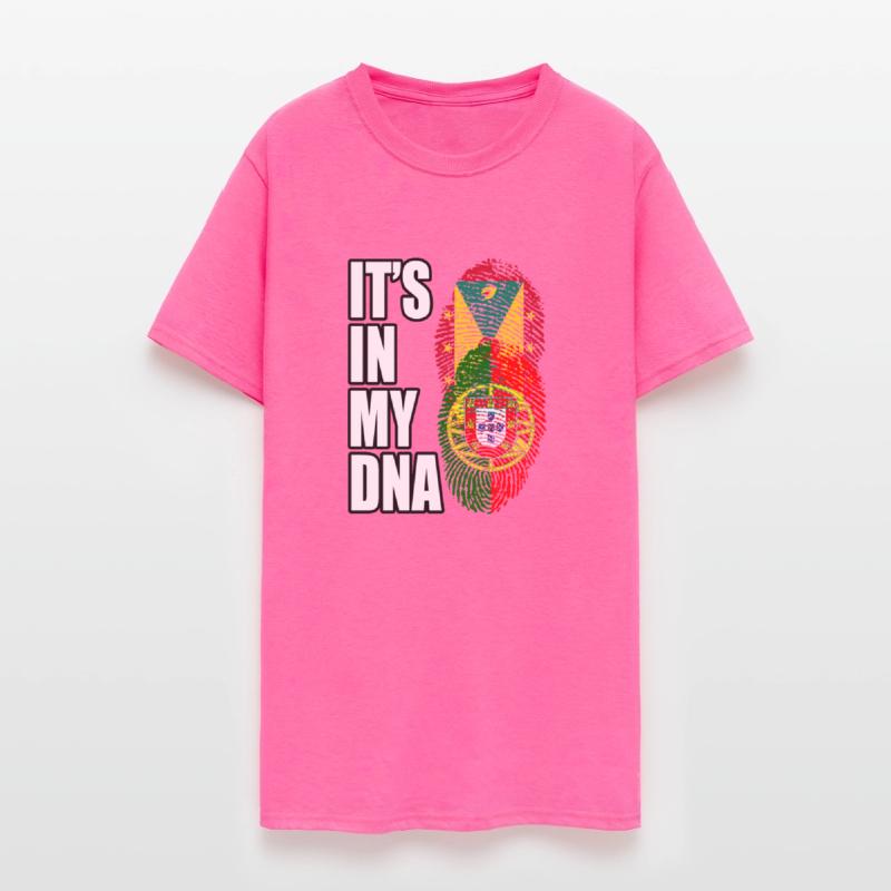 Grenadian And Portuguese Mix Heritage DNA Flag