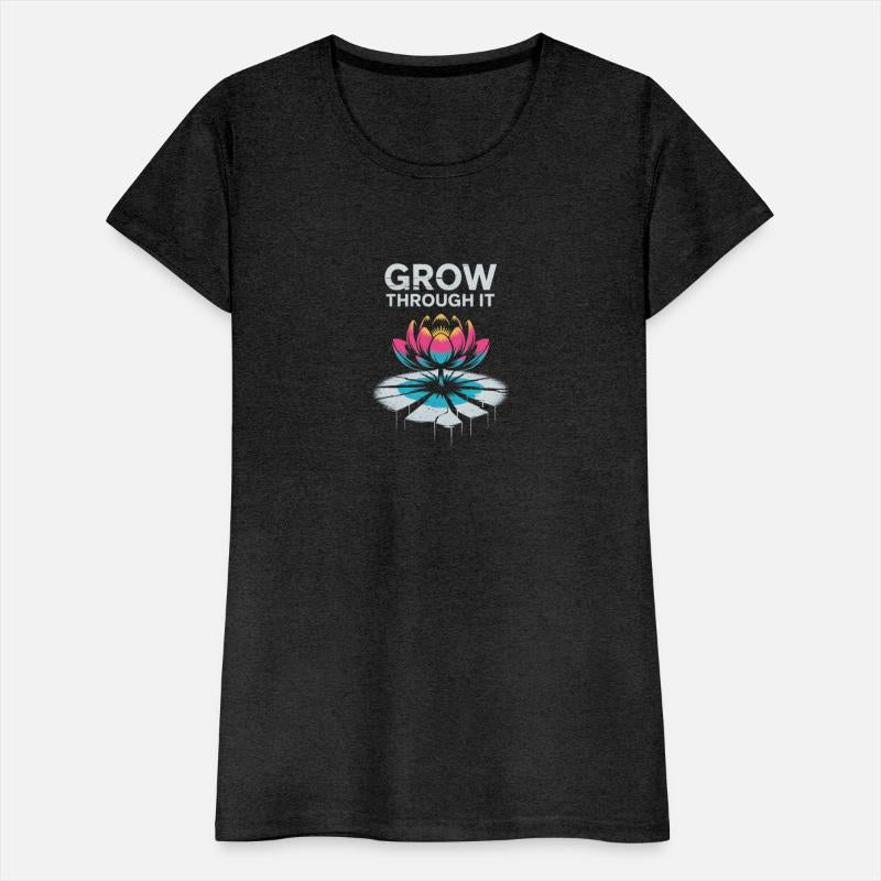 Grow Through It – Lotus Strength T-shirt