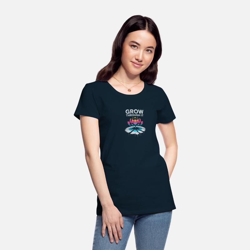 Grow Through It – Lotus Strength T-shirt