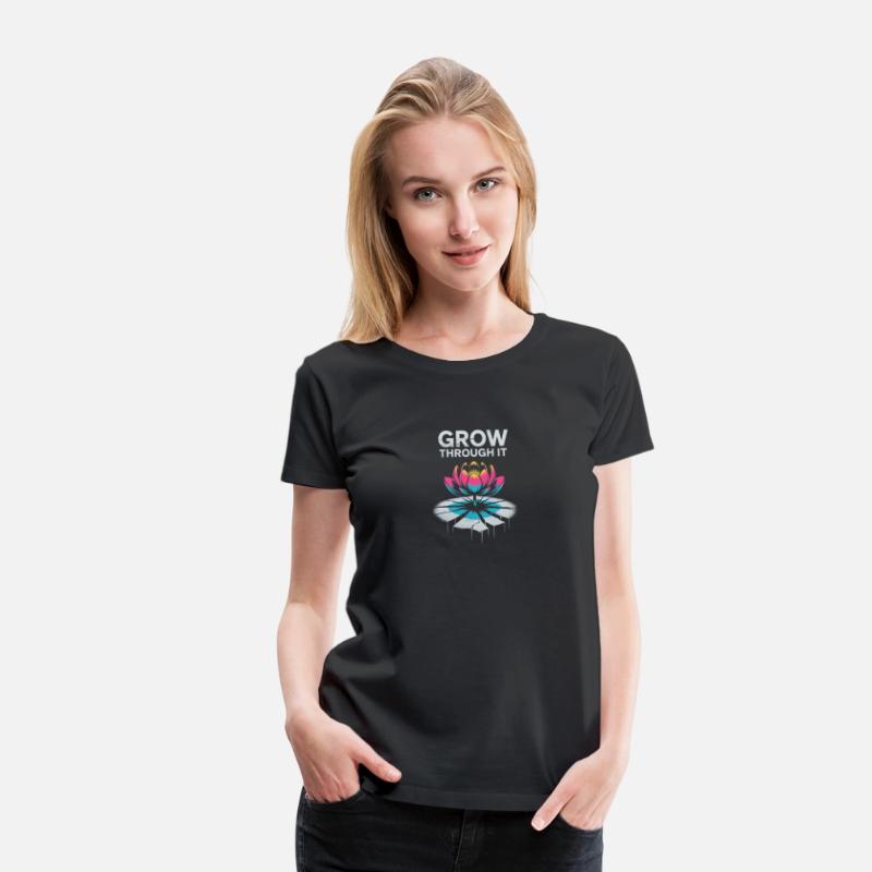 Grow Through It – Lotus Strength T-shirt