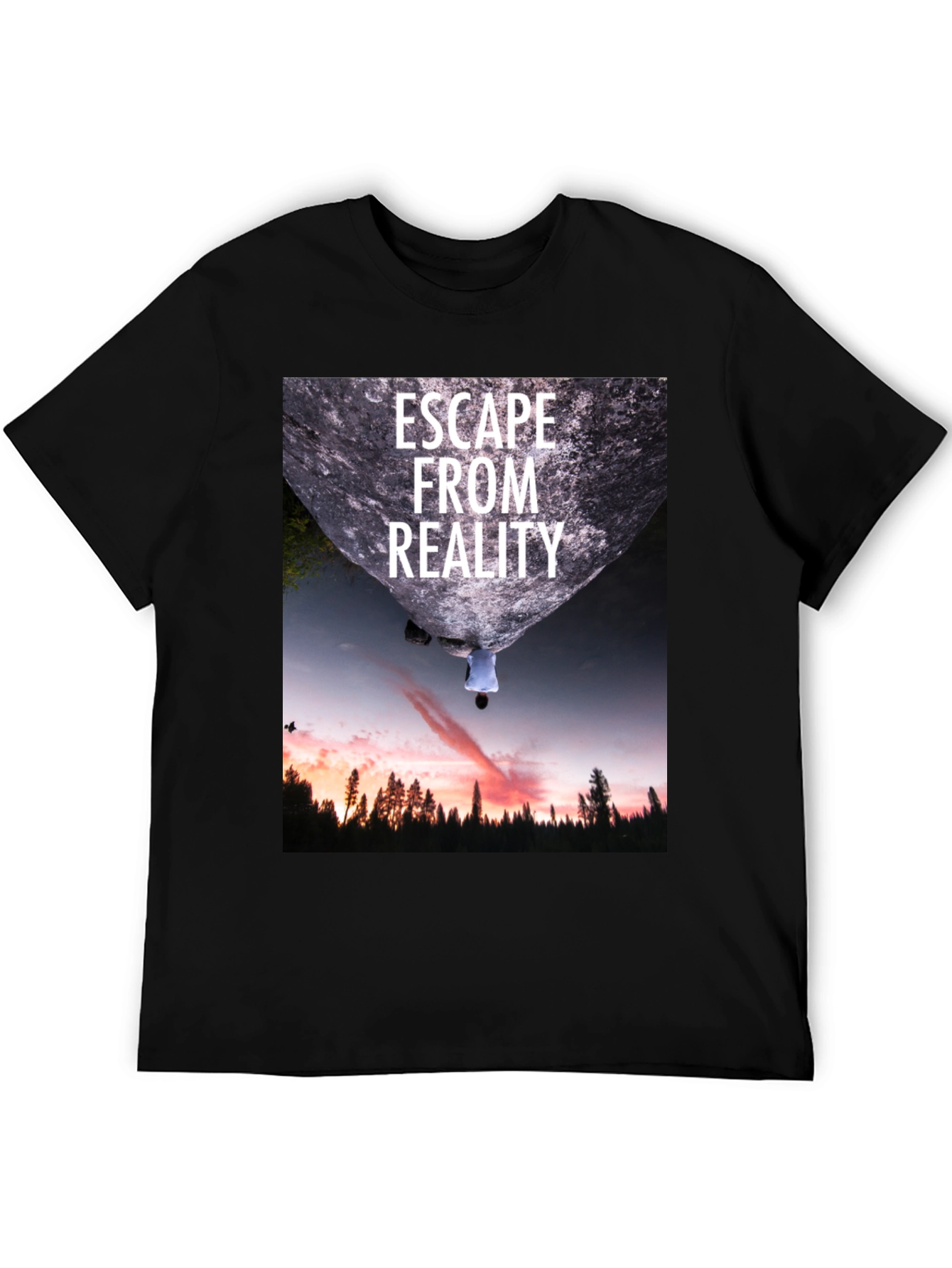 Escape From Reality Black Graphic Tee