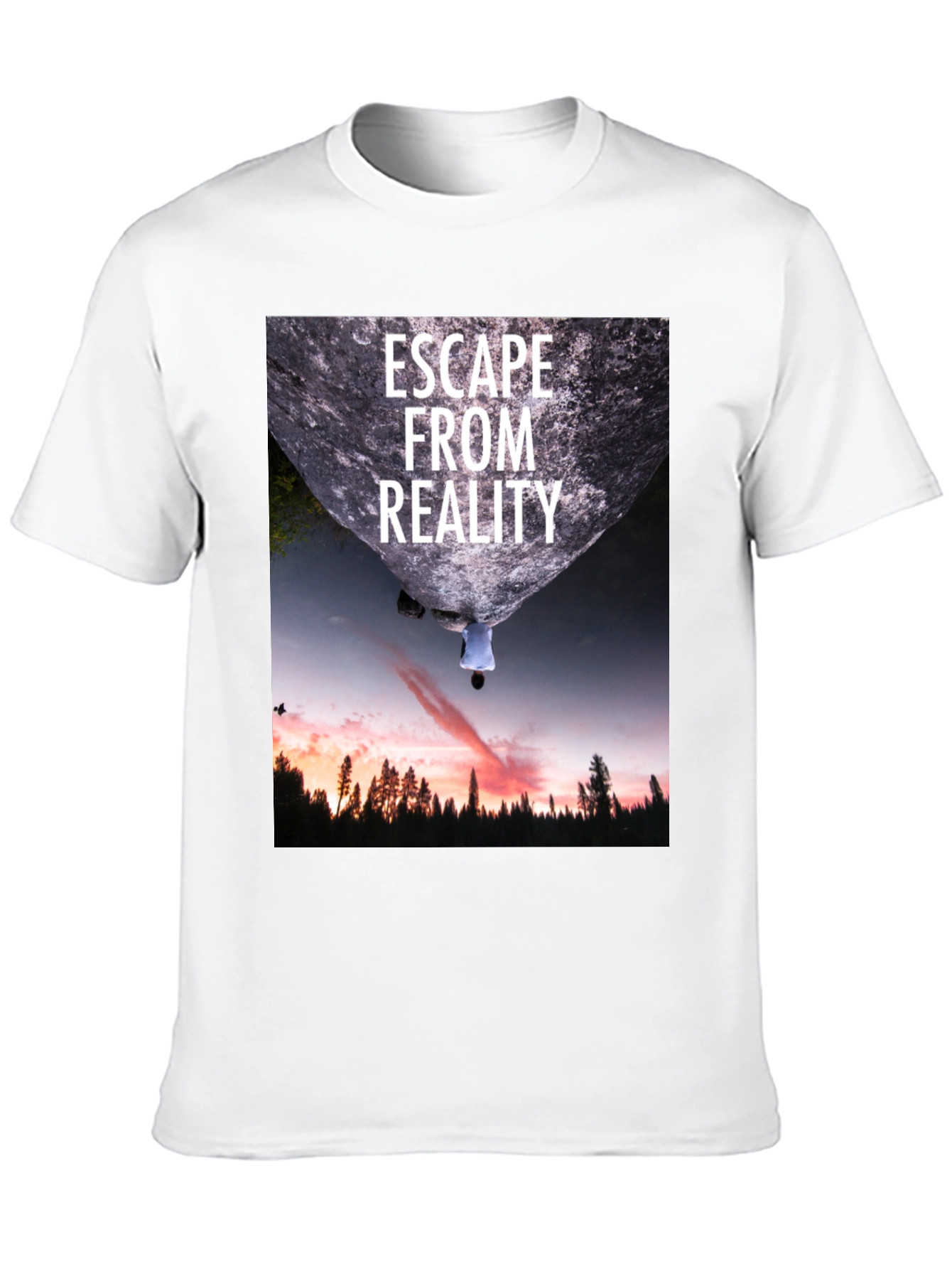 Escape From Reality Black Graphic Tee