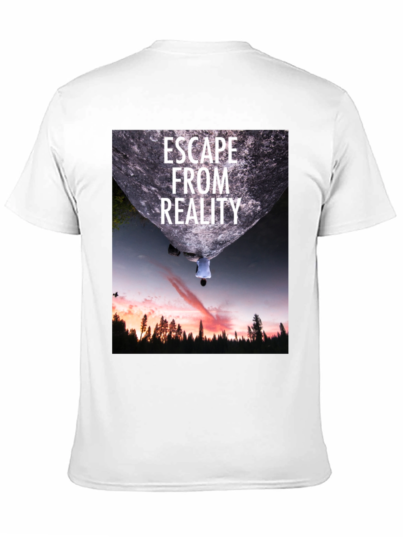 Escape From Reality Black Graphic Tee
