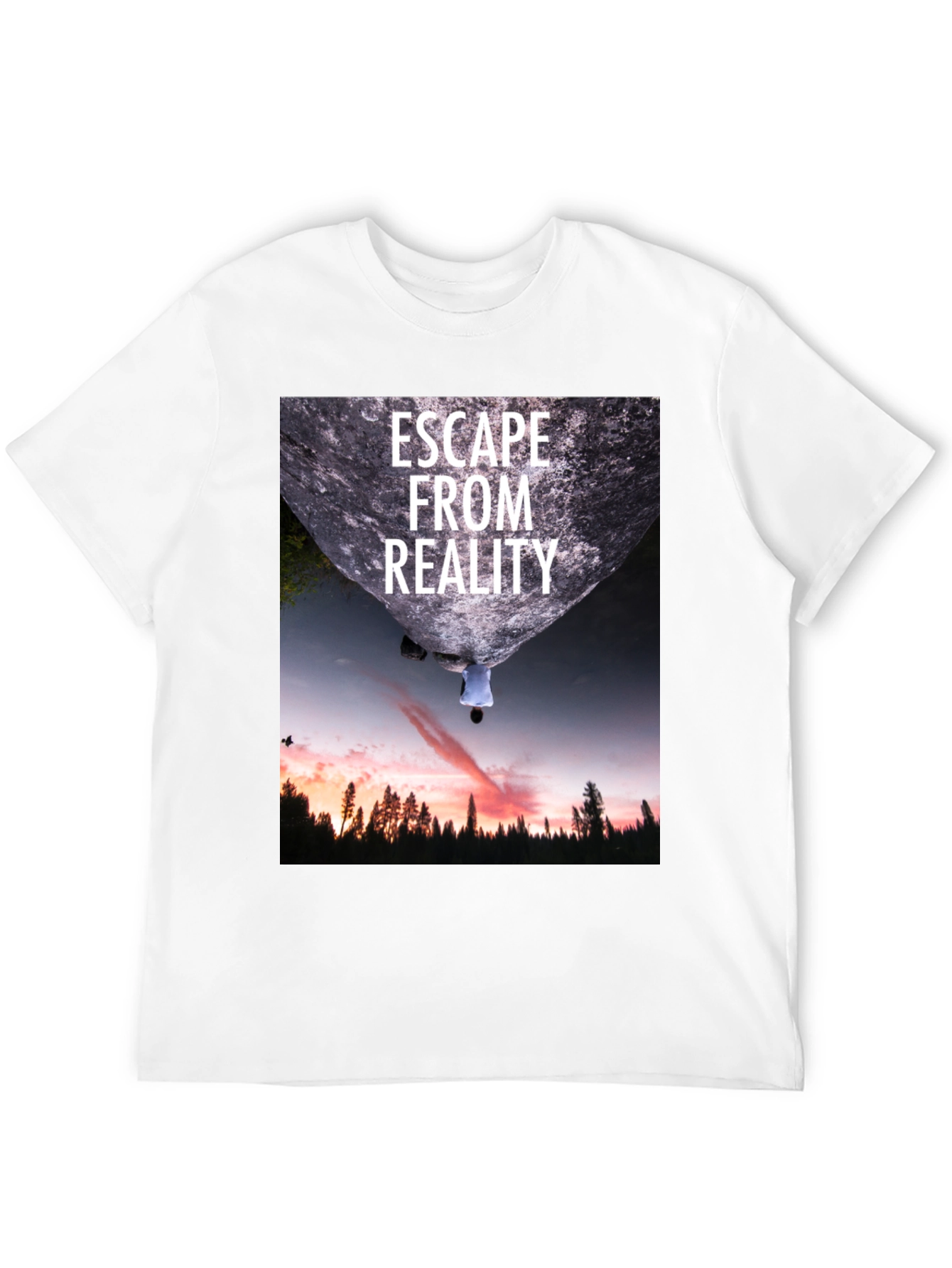 Escape From Reality Black Graphic Tee