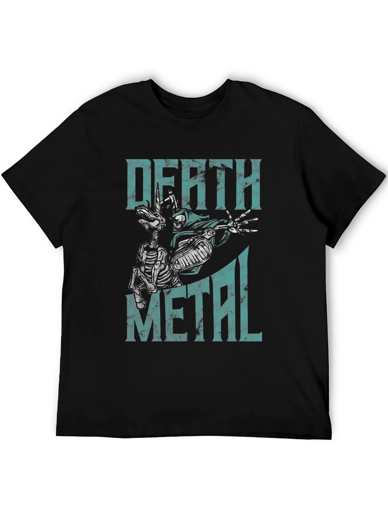 Death Metal Graphic T-Shirt - Mens Black Tee