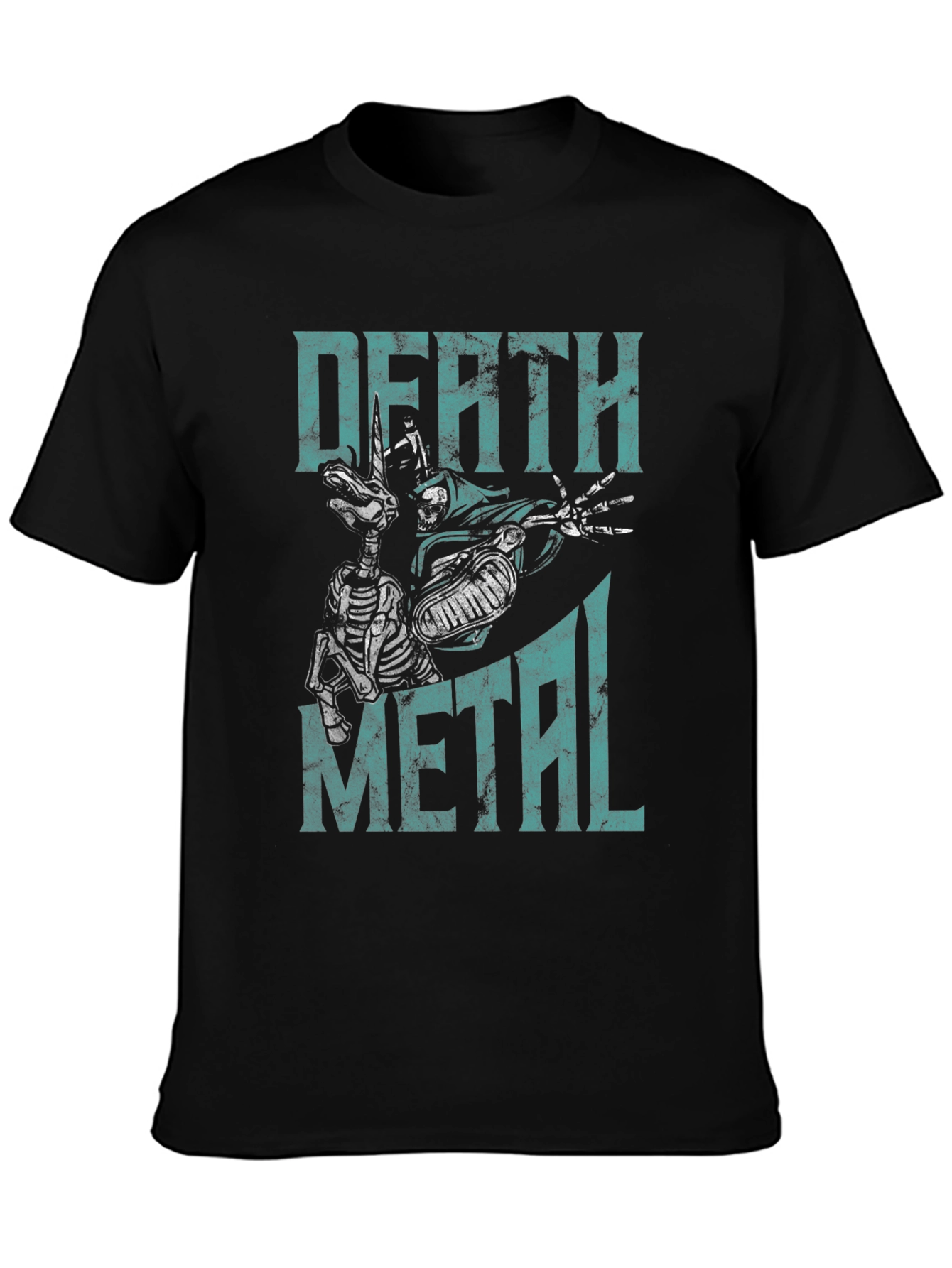 Death Metal Graphic T-Shirt - Mens Black Tee