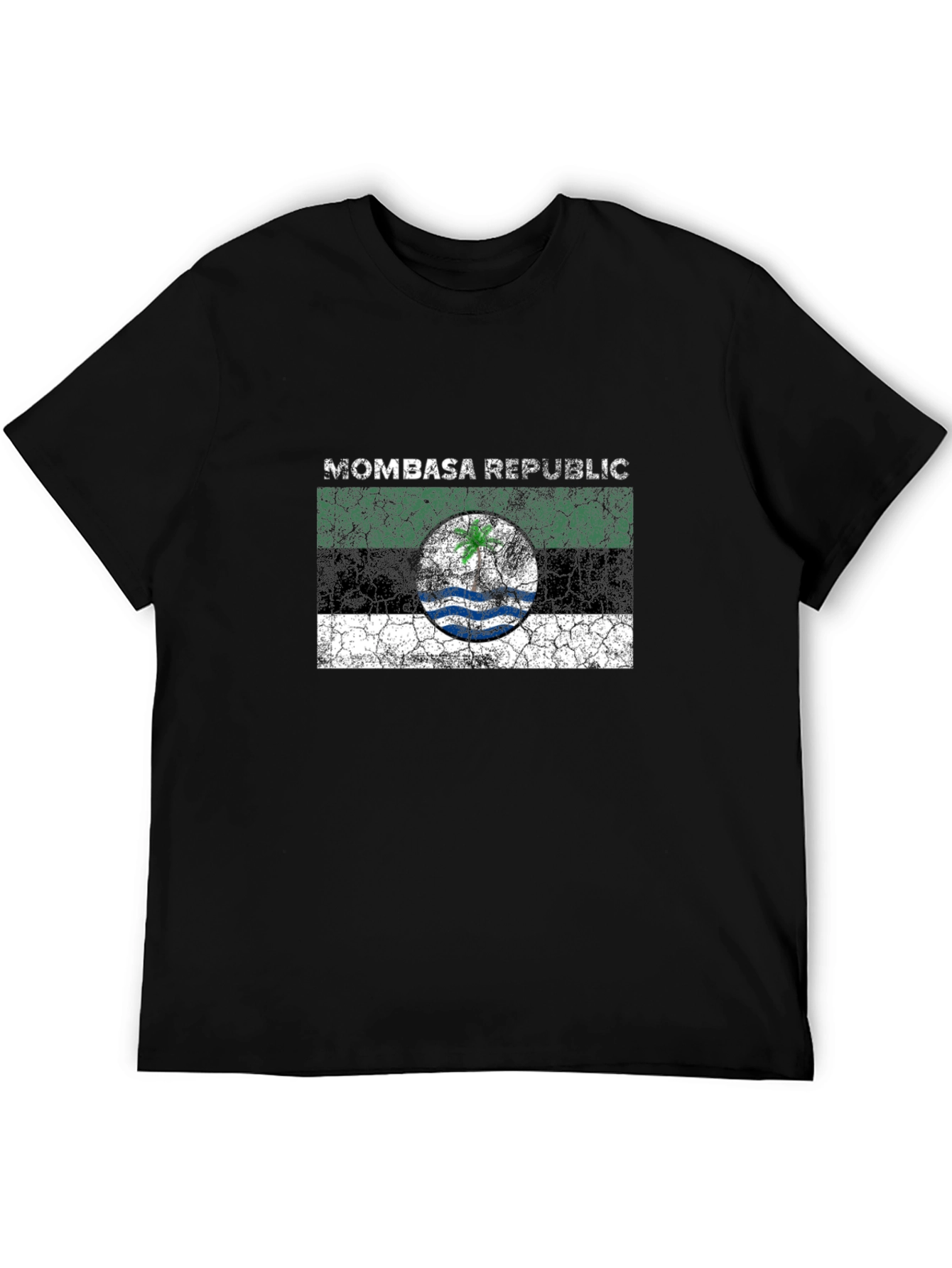 Mombasa Republic Graphic Tee - Distressed Design