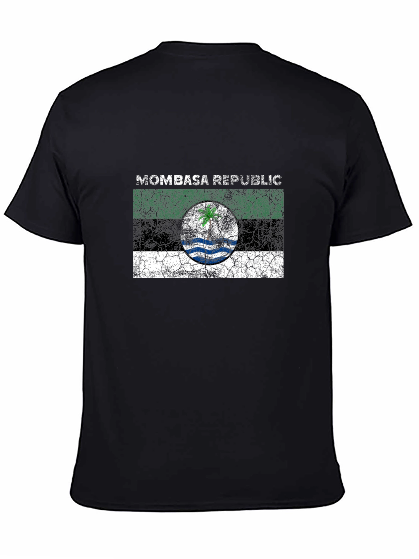 Mombasa Republic Graphic Tee - Distressed Design