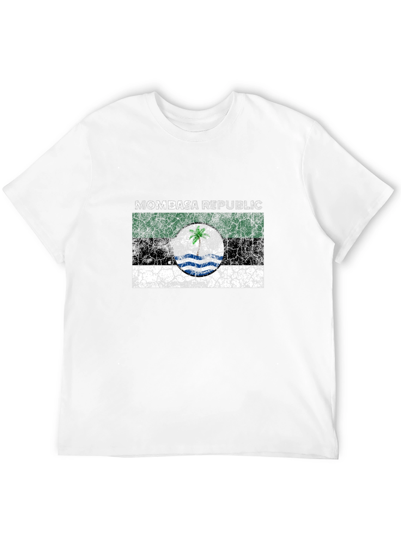 Mombasa Republic Graphic Tee - Distressed Design