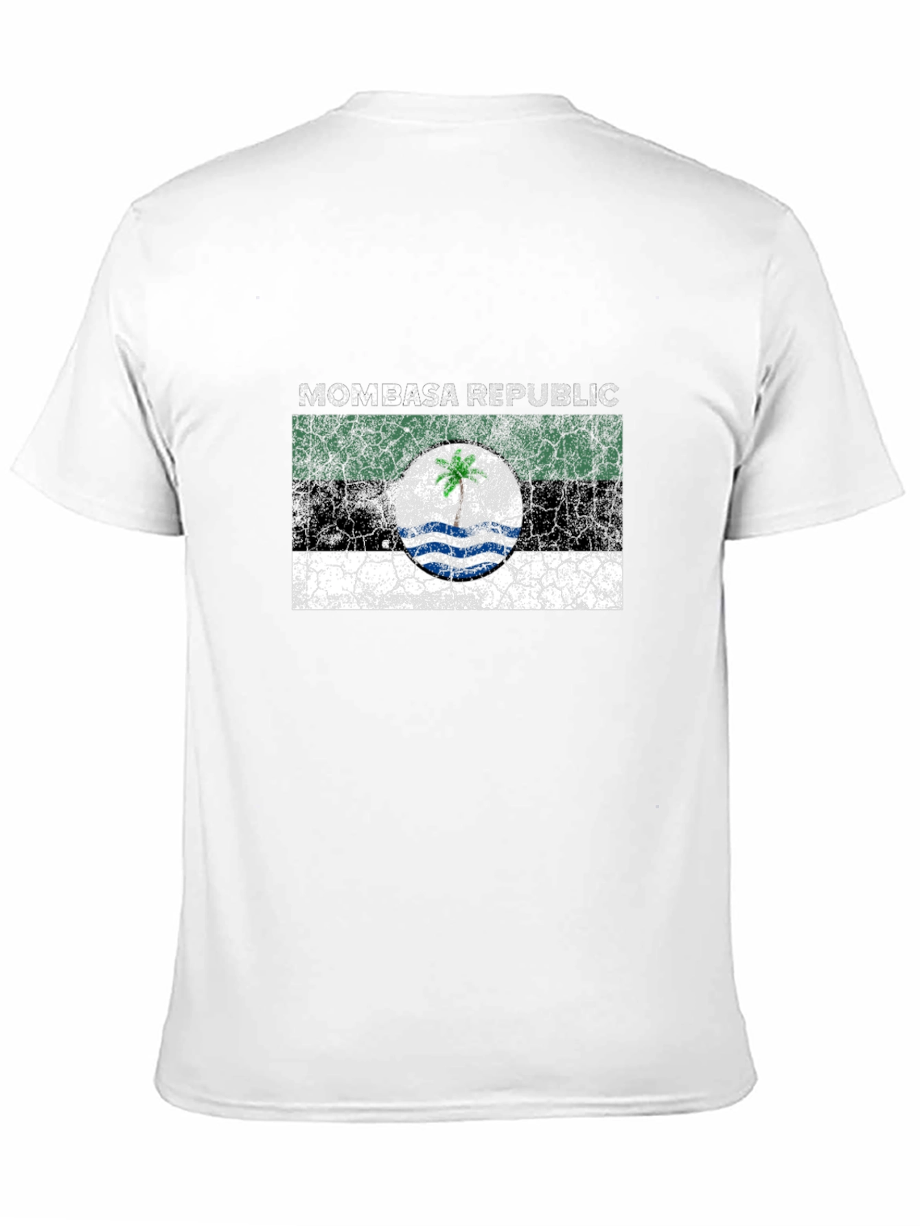Mombasa Republic Graphic Tee - Distressed Design