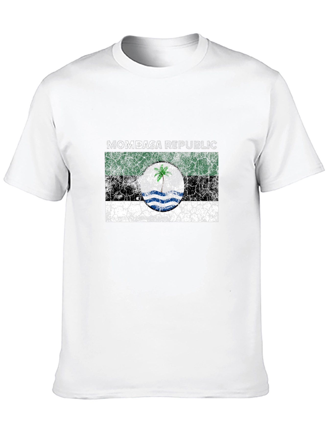 Mombasa Republic Graphic Tee - Distressed Design
