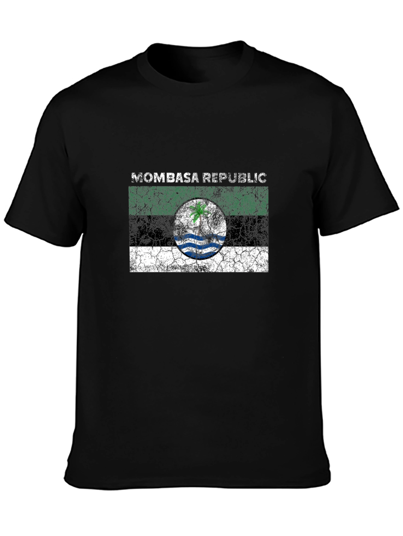 Mombasa Republic Graphic Tee - Distressed Design