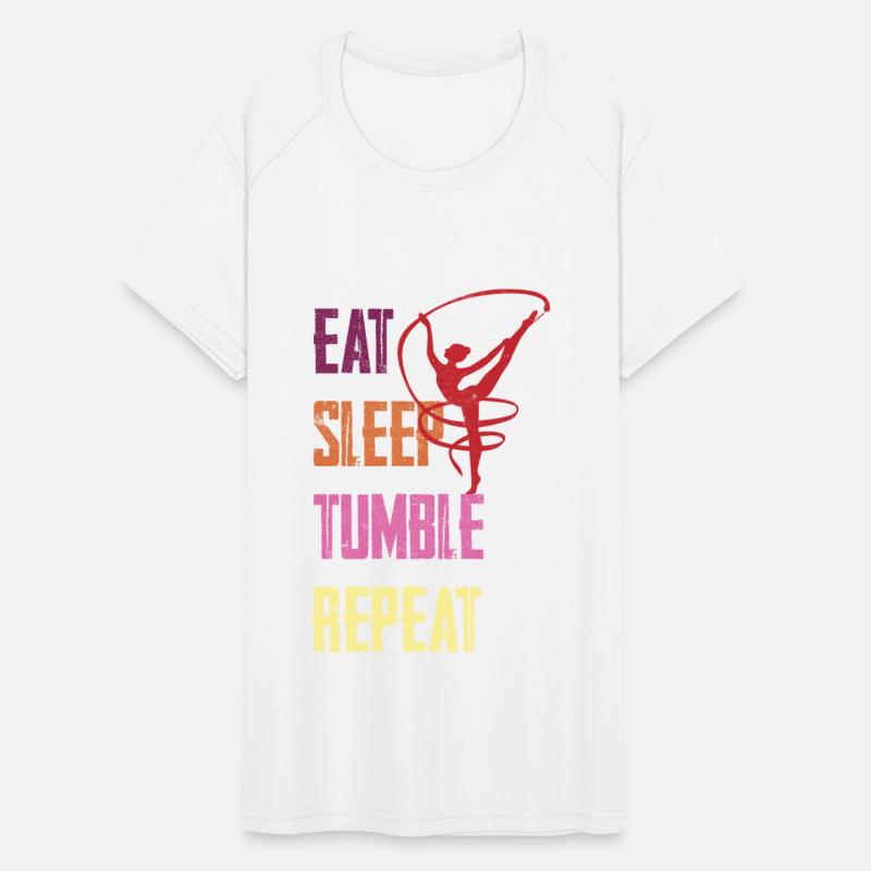 Gymnastics Gymnast Vintage Eat Sleep Tumble Repeat